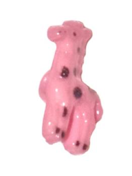 Kids button as giraffe plastic 15 mm 0,59 inch